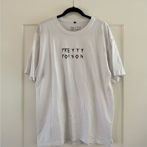 Pretty Poison White Short Sleeve T-Shirt